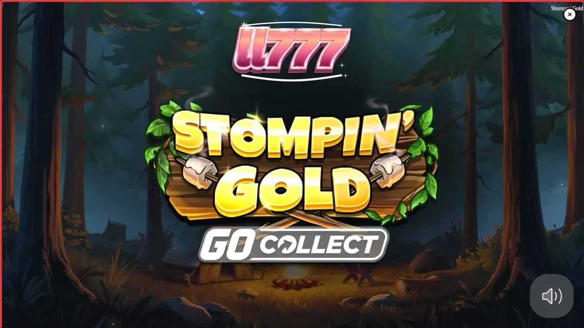 Isang makulay na eksena mula sa Stompin’ Gold GO Collect na nagpapakita ng mga yeti at explorer sa isang kagubatan.